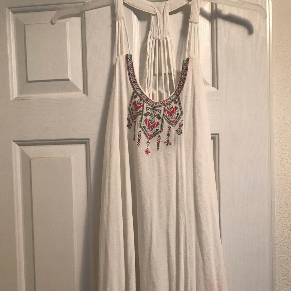 Boho White Dress